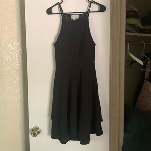 jun & ivy black lace homecoming dress size large